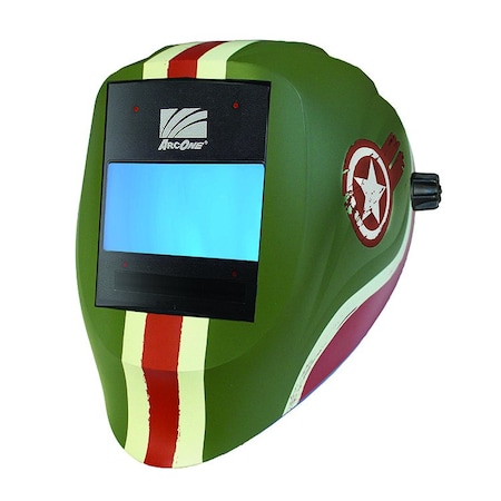 Walter Surface Technologies Welding helmet: VISION w/ X54Vi 5x4" TANK X54VI-1555